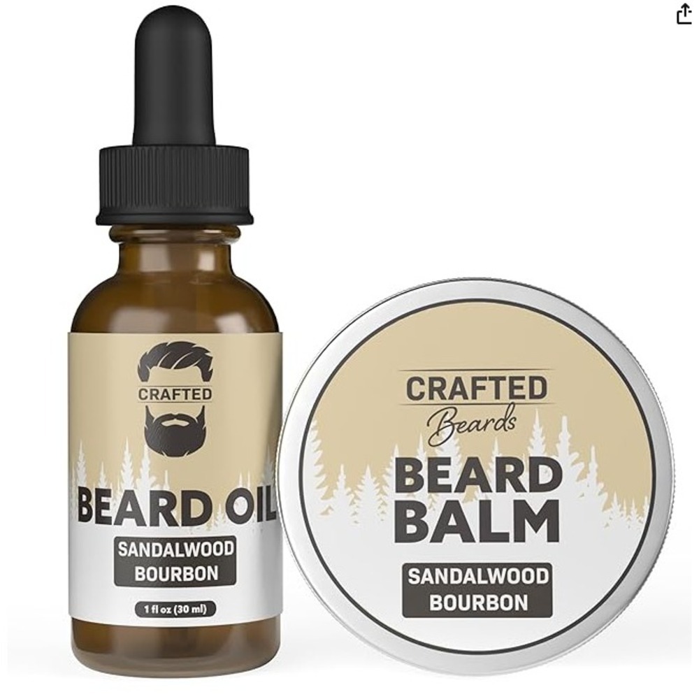 Beard‎ Oil and Balm  Sandalwood Bourbon